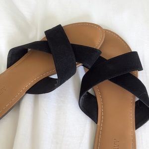 Black sandals